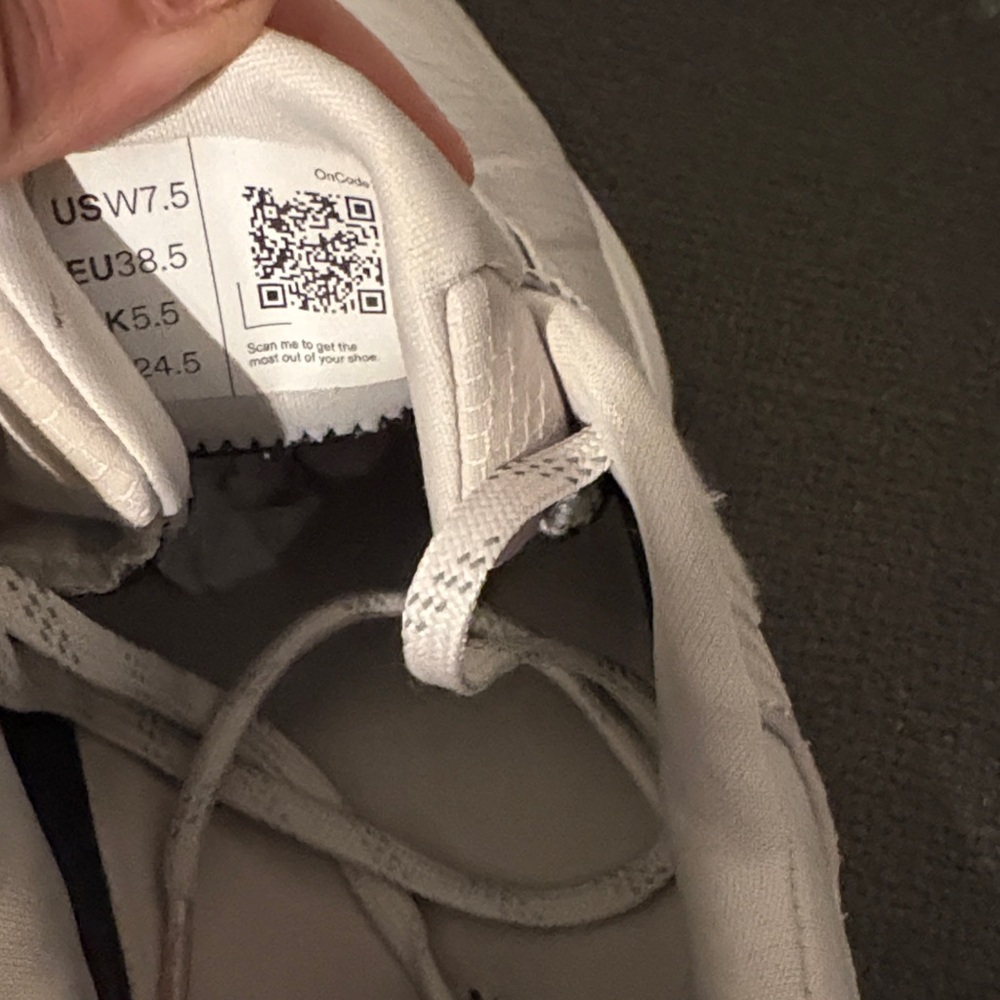 On Running Women's Cloudrunner 2 Sneakers - Wolf and Tangerine - Picture 5 of 6